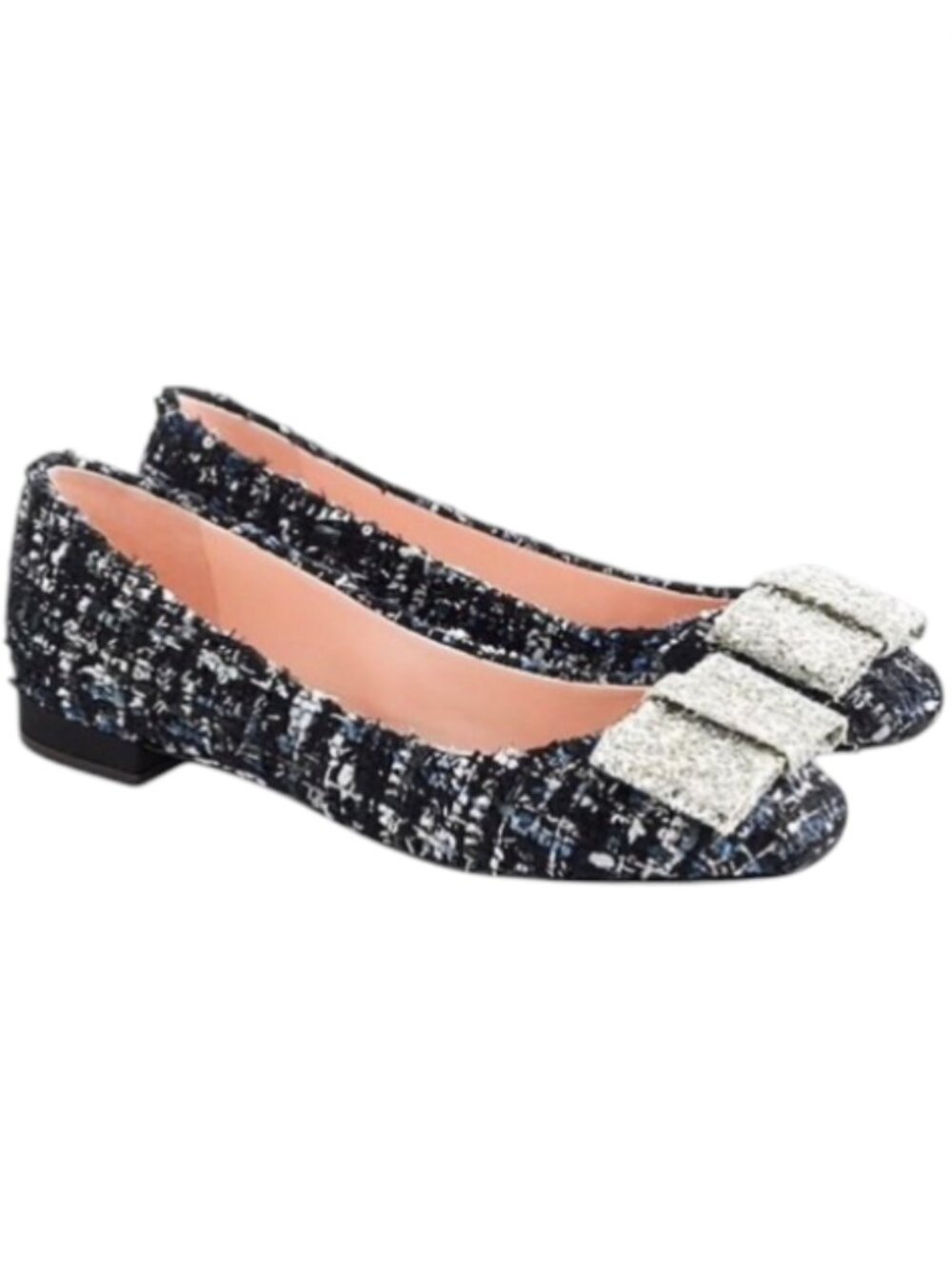 J Crew Sally Tweed Coquette Ballet Shoes Size 7 NIB